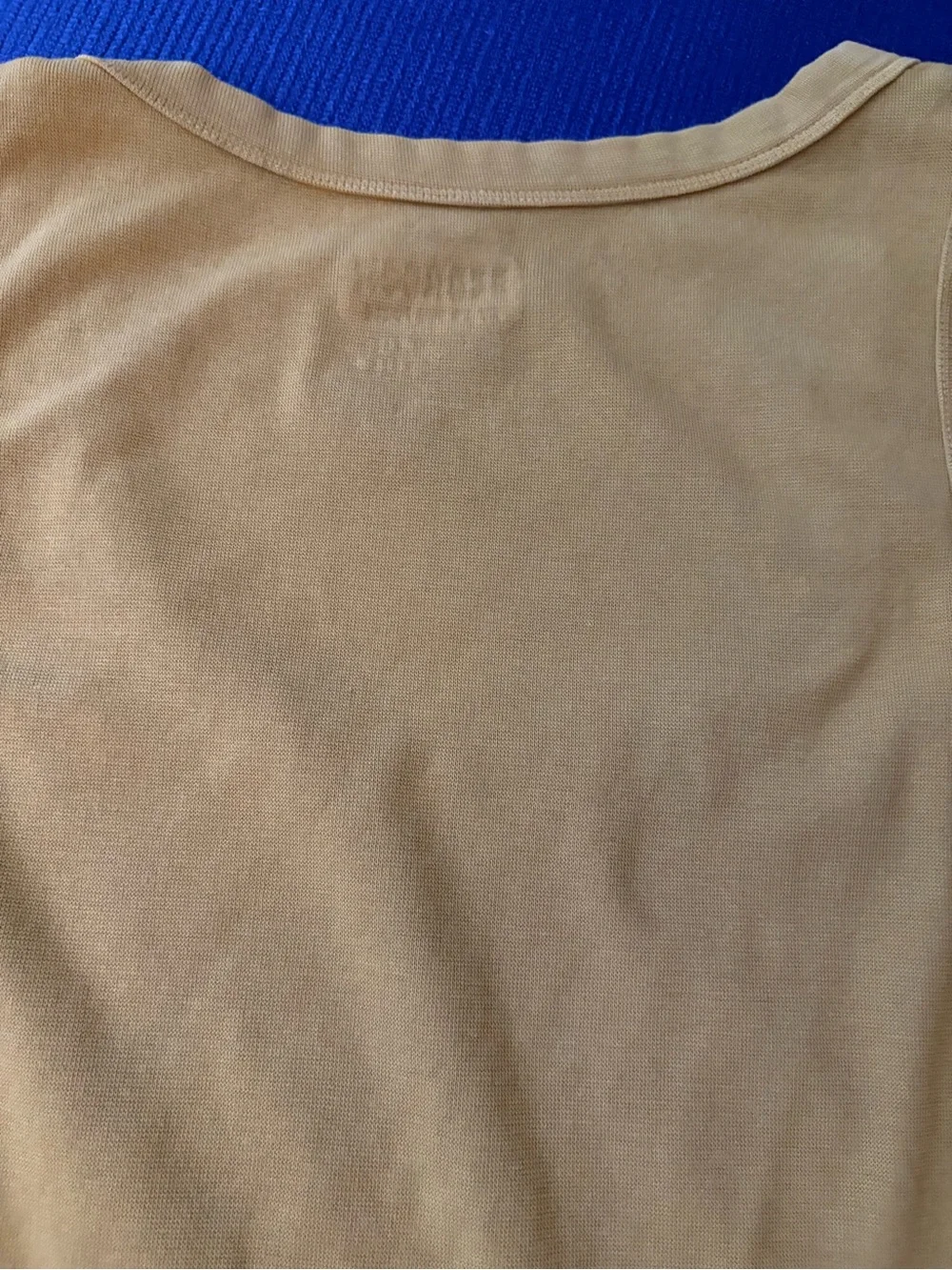 Big Bud Press Mustard Yellow Scoop Tank Top